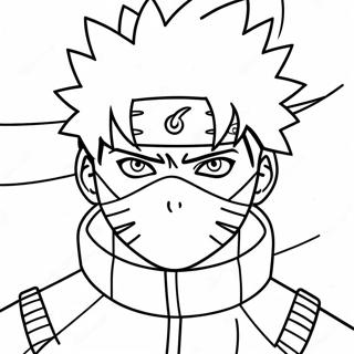 Kakashi Met Sharingan Inkleurblad 46322-10135