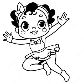 Betty Boop Dans Inkleurblad 46524-10173