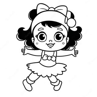 Betty Boop Dans Inkleurblad 46524-10174