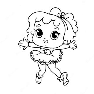 Betty Boop Dans Inkleurblad 46524-10175