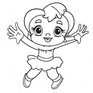 Betty Boop Dans Inkleurblad 46524-10176