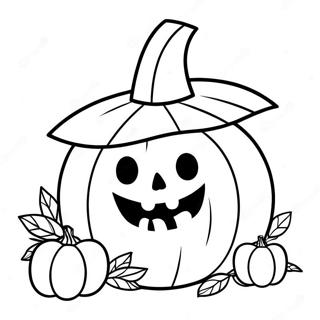 Gelukkige Jack O Lantern Inkleurblad 46718-10224