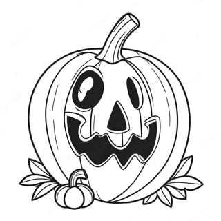 Jack O Lantern Inkleurbladsye