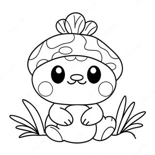 Goomba Met N Blomkroon Inkleurblad 47006 10292