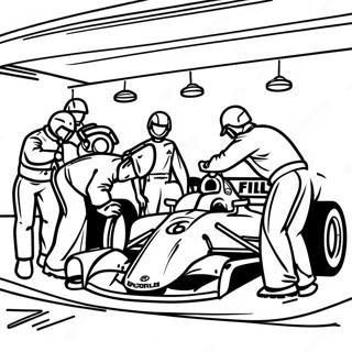 F1 Pitstop Aksie Inkleurblad 48180-10540