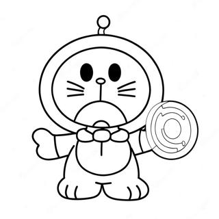 Doraemon Inkleurbladsye