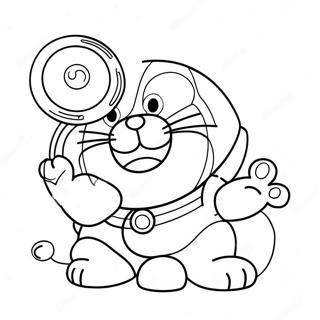 Doraemon Met N Magiese Gadget Inkleurblad 48440-10592