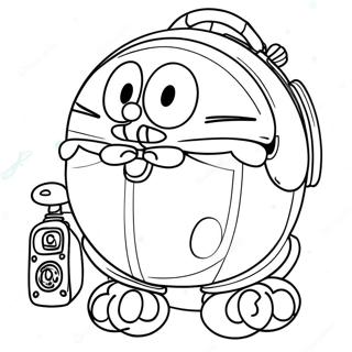 Doraemon Inkleurbladsye