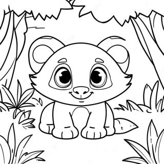 Madagaskar Jungle Tone Inkleurblad 48789-10675