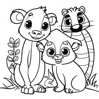 Madagaskar Dier Vriende Inkleurblad 48790-10679