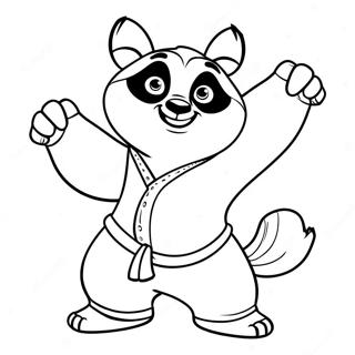 Kung Fu Panda Meester Shifu Inkleurblad 48975-10715