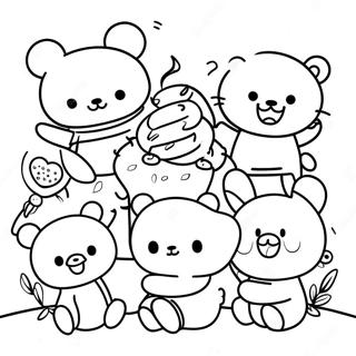 Rilakkuma Inkleurbladsye