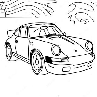 Porsche Inkleurbladsye