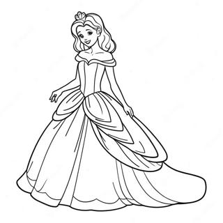 Charmante Prinses In N Rok Inkleurblad 50548-11059