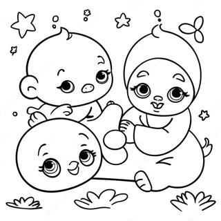 Slaperige Huilbabies Wat Naps Neem Inkleurblad 50642-11087