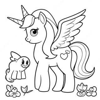 Prinses Celestia Inkleurbladsye