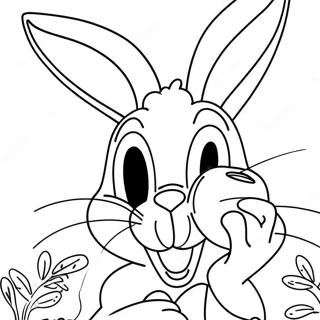 Bugs Bunny Met N Wortel Inkleurblad 51447-11249