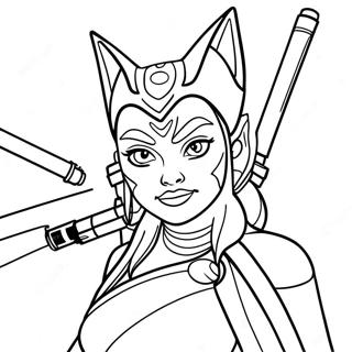 Ahsoka Inkleurbladsye