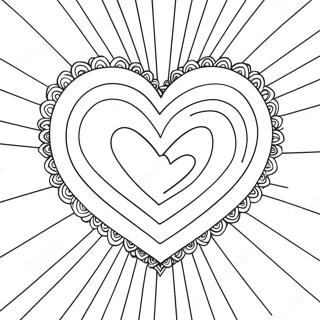 Reenboog Hart Inkleurblad 5193-1338