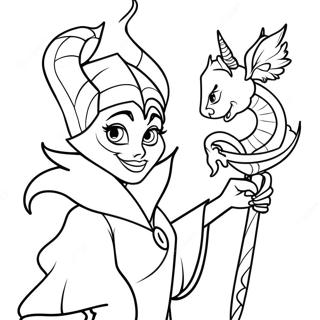 Maleficent Inkleurbladsye