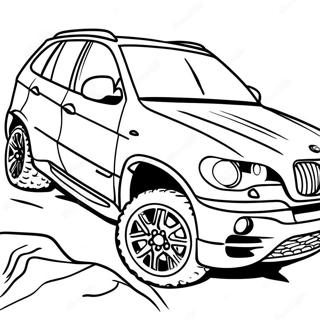 Bmw X5 Off Road Inkleurblad 52189-11422