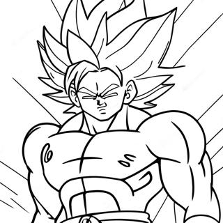 Broly Super Saiyan Inkleurblad 52380-11449