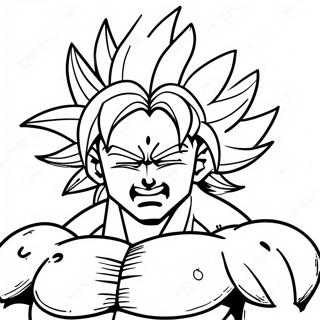 Broly Super Saiyan Inkleurblad 52380-11451