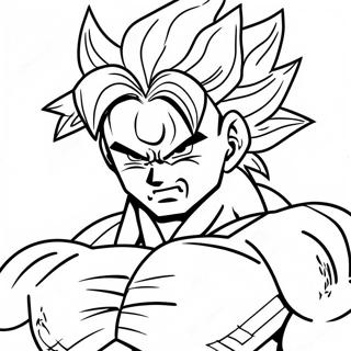 Broly Super Saiyan Inkleurblad 52380-11452