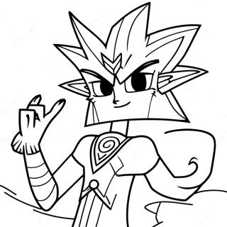 Yu Gi Oh Inkleurbladsye