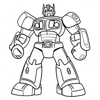 Rescue Bots Optimus Prime Inkleurblad 53384-11669