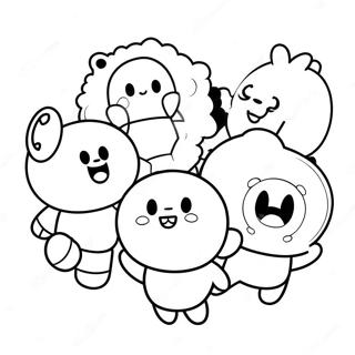 Bt21 Karakters In N Pret Avontuur Inkleurblad 53562-11712