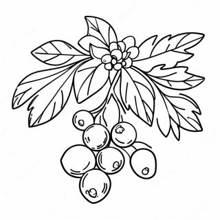 Feestelike Mistletoe Inkleurblad 54090-11830