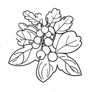 Speelse Mistletoe En Bessies Inkleurblad 54091-11835