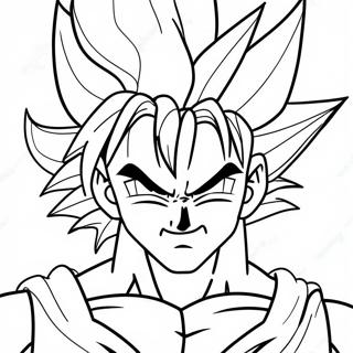 Gogeta In Super Saiyan Vorm Inkleurblad 54178-11849