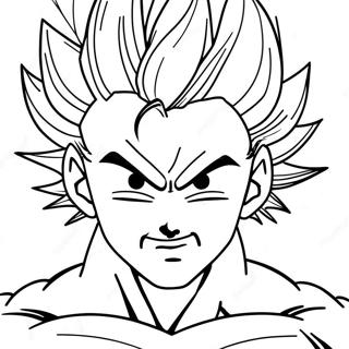 Gogeta In Super Saiyan Vorm Inkleurblad 54178-11851