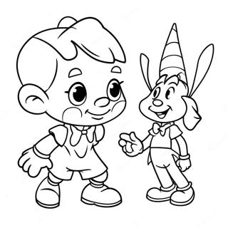 Pinocchio Inkleurbladsye