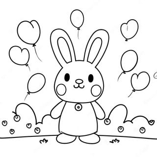 Miffy Met Kleurvolle Ballonne Inkleurblad 54897-12012