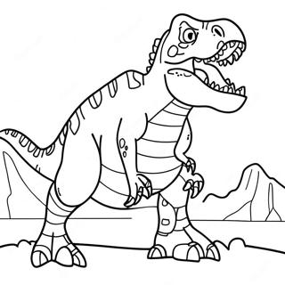 Allosaurus Inkleurbladsye