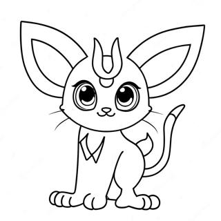 Espeon Inkleurbladsye