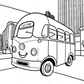 Tayo Die Klein Bus In Die Stad Inkleurblad 56094-12272