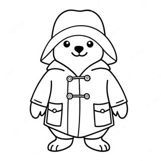 Paddington Beer Met N Blou Baadjie Inkleurblad 57014-12471