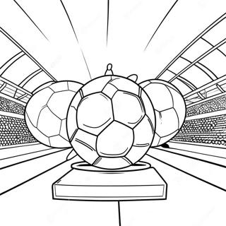 Rocket League Sokkerveld Inkleurblad Inkleurbladsye