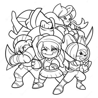 League Of Legends Epiese Spanstryd Inkleurblad 57208 12526