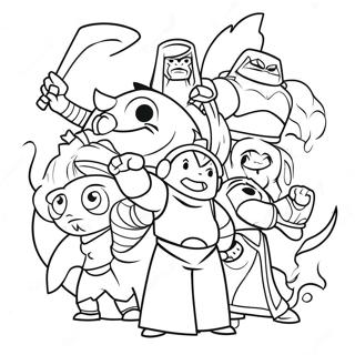 League Of Legends Epiese Spanstryd Inkleurblad 57208 12527