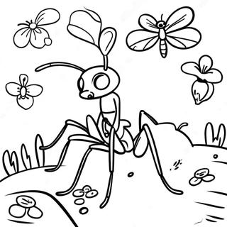 Realistiese Miere In Die Natuur Inkleurblad 57296-12536