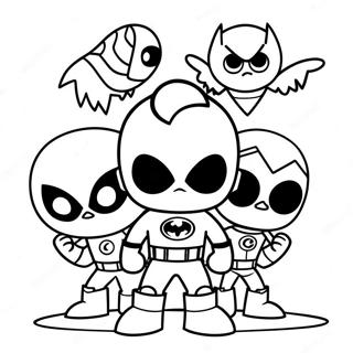 Teen Titans Go Span Inkleurblad 58654-12831