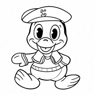 Donald Duck In N Seeman Suit Inkleurblad 58741-12853