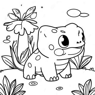 Bulbasaur In N Tuin Inkleurblad 58826 12880