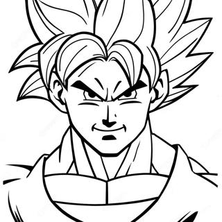 Goku Super Saiyan Inkleurblad 5899-2297