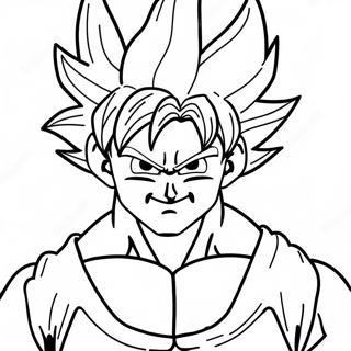 Goku Super Saiyan Inkleurblad 5899-2299